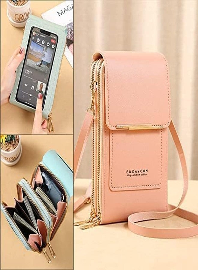 TUPERMAR Multifunctional Single Shoulder Touch Screen Phone Wallet PU Leather Crossbody Bag Shoulder Holster Bag - Image 2